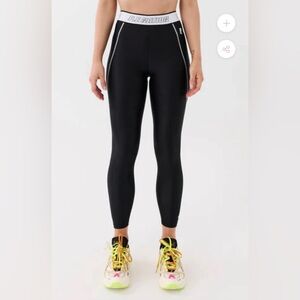 PE Nation Black Reformer Leggings Women's size Small